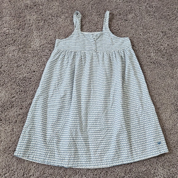 Petite Plume Girls Twill Charlotte Nightgown Sleep Dress Size 10 Scalloped Wave - Picture 3 of 9